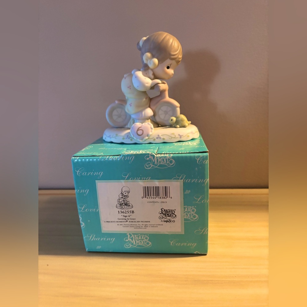 Precious Moments 6th birthday figurine with box excellent condition